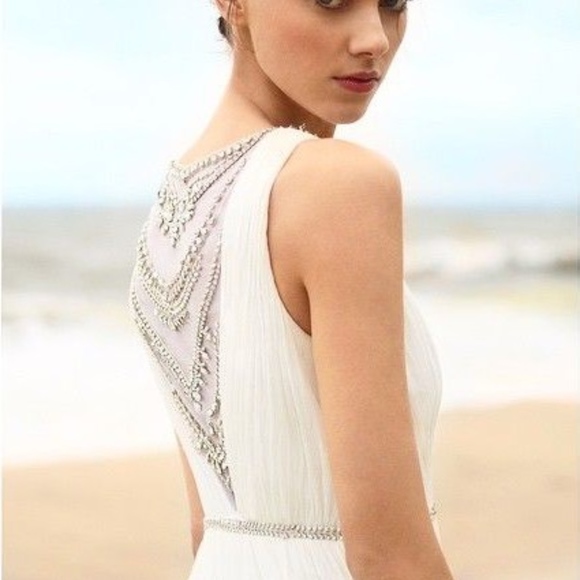 COPY - NICOLE MILLER MILLE BRIDAL WEDDING DRESS 6 LH10000 - Picture 4 of 8